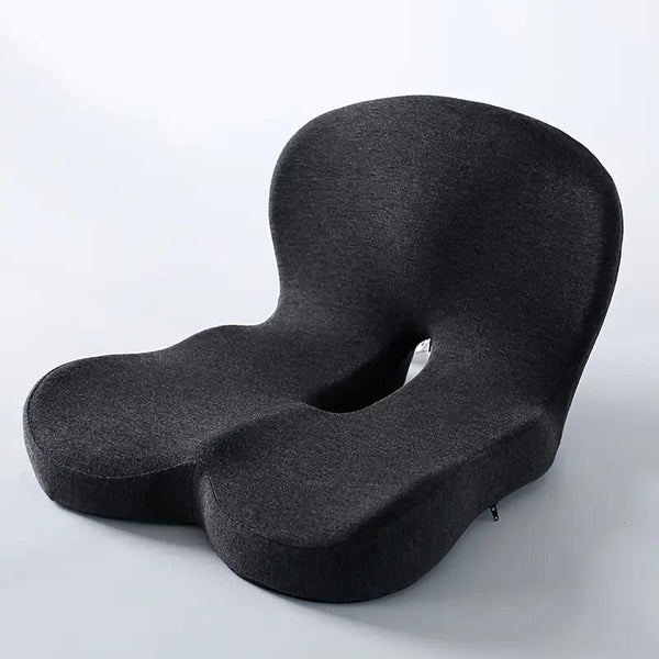 🪑 60% OFF NOW! 🛡️ Non-Slip Memory Foam Seat Cushion for Car & Office – Ergonomic pain relief & breathable mesh – Universal fit, relieves back & tailbone pressure – perfect for long drives or desk work ✨