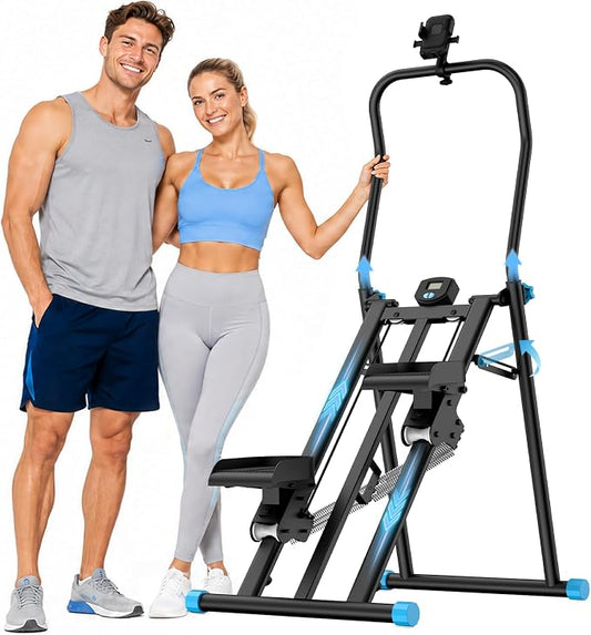 Stair Stepper for Home with 3-Level Resistance and 2 Incline Modes