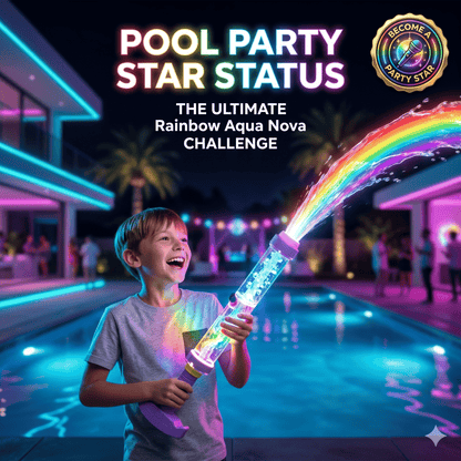 🌈Bright Rainbow LED Water Gun | Summer fun that comes to life like magic!✨