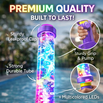 🌈Bright Rainbow LED Water Gun | Summer fun that comes to life like magic!✨