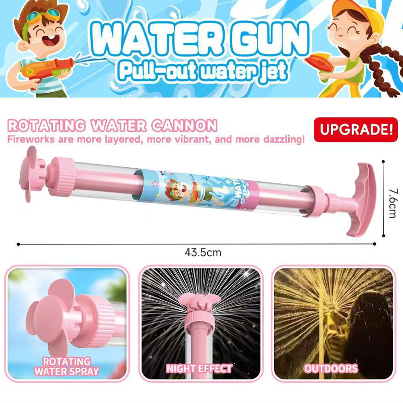 🌈Bright Rainbow LED Water Gun | Summer fun that comes to life like magic!✨