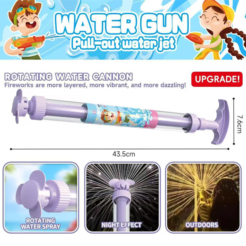 🌈Bright Rainbow LED Water Gun | Summer fun that comes to life like magic!✨