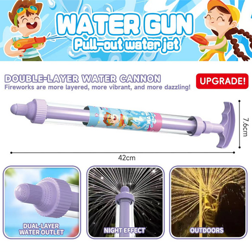 🌈Bright Rainbow LED Water Gun | Summer fun that comes to life like magic!✨